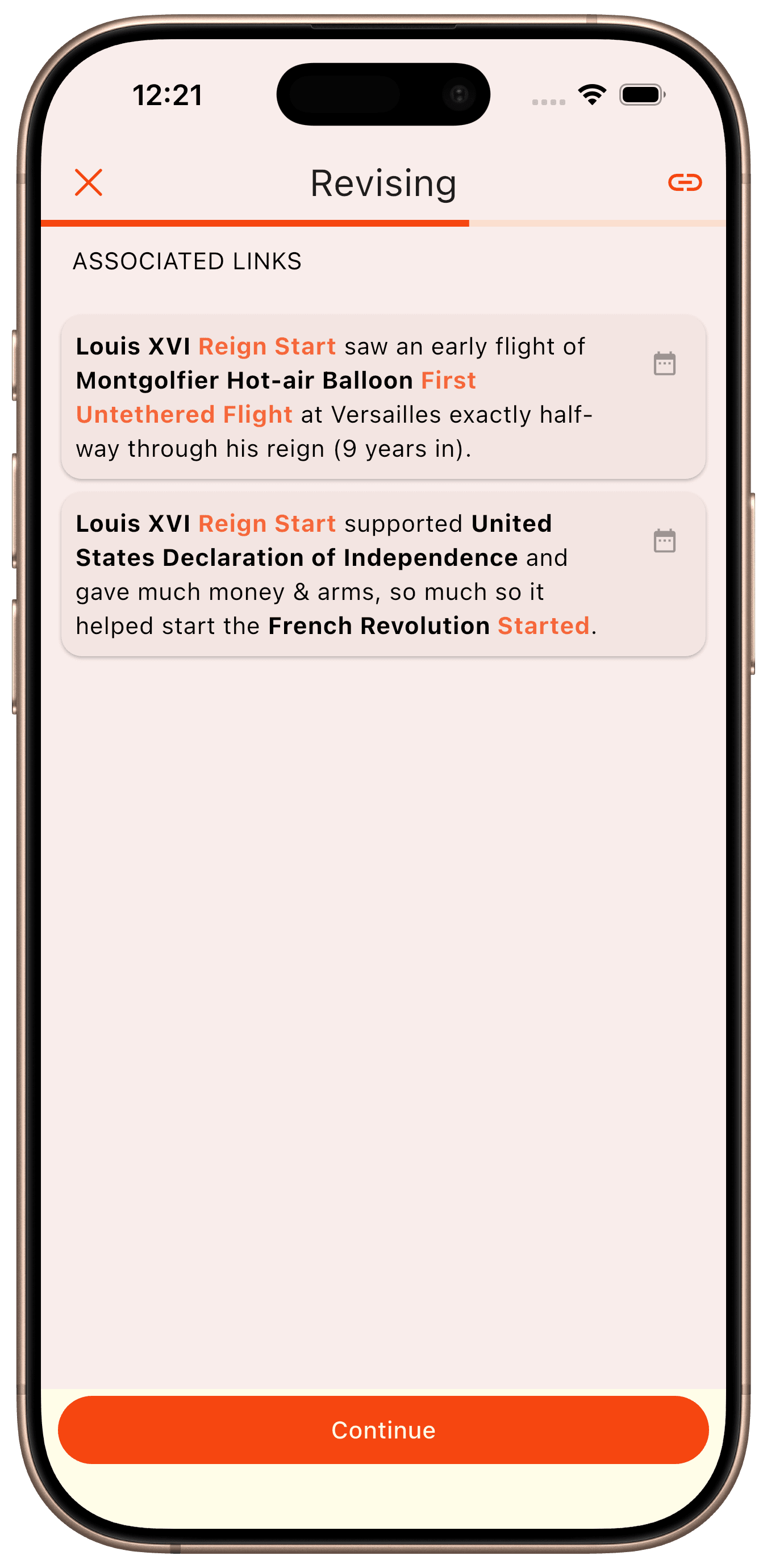 Connect events that belong together